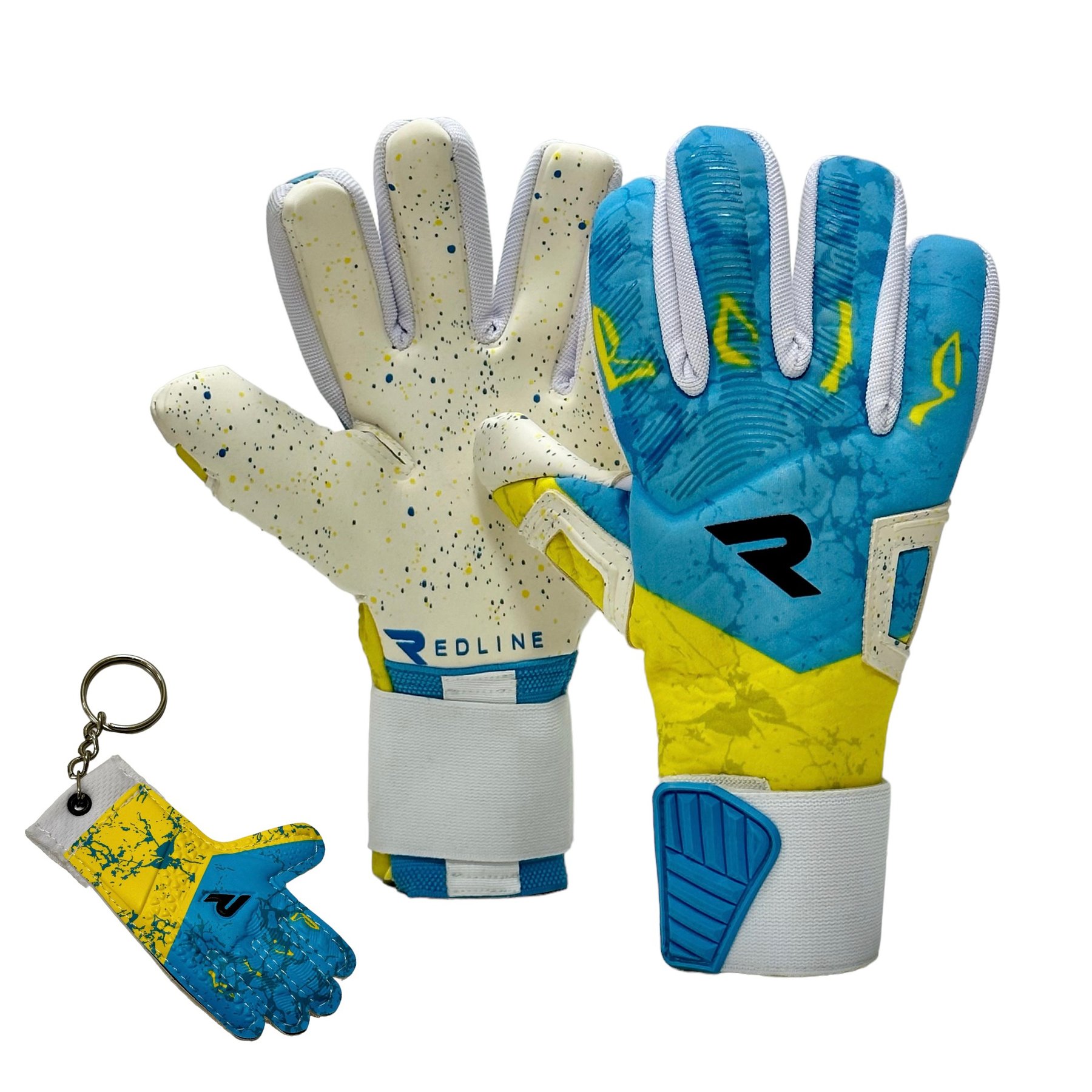 Вратарские перчатки Redline Freedom SMU Blue Yellow купить