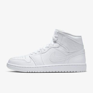 Кросівки Nike Air Jordan 1 Mid White купить