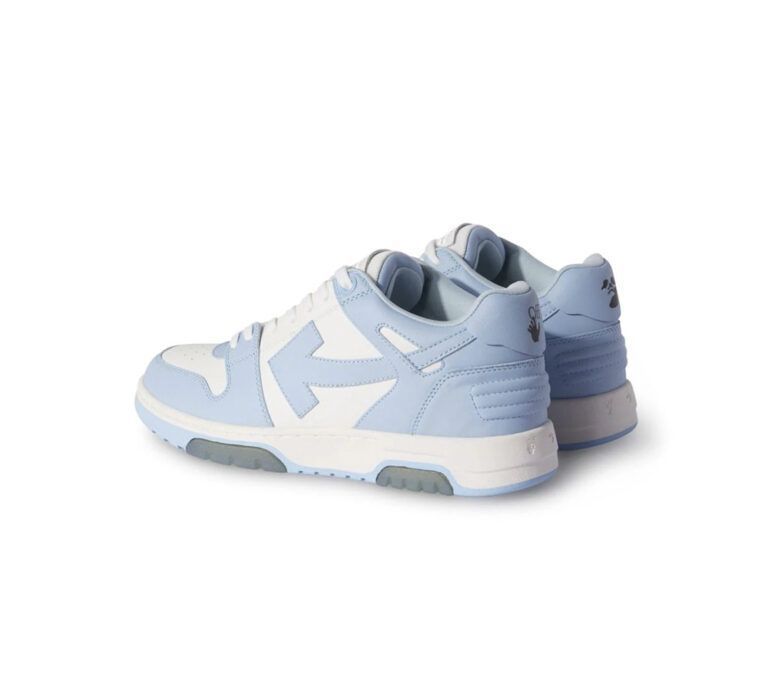 Кросівки Off-White Out Of Office Low-Top calf leather Sneakers Light blue White купить