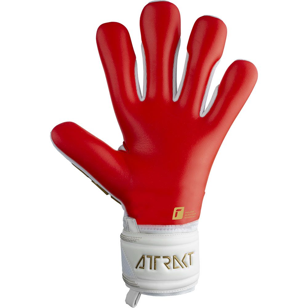 Вратарские перчатки Reusch Attrakt Freegel Silver Red White купить