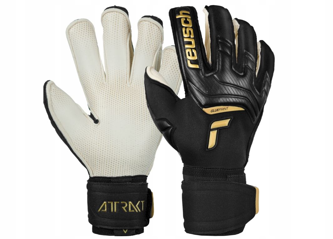 Вратарские перчатки Reusch Attrakt Gold X GlueGrip купить