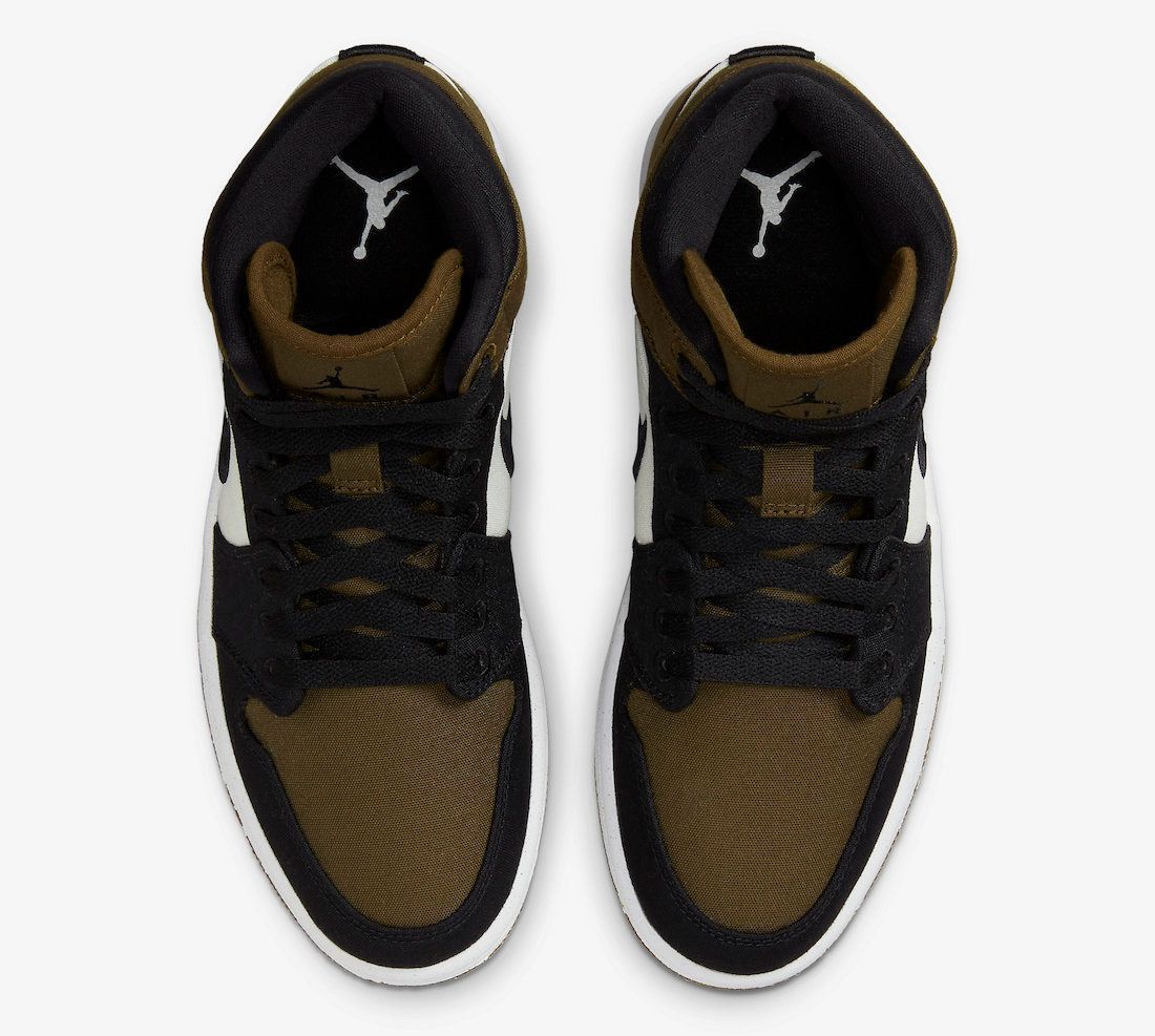Кросівки Jordan 1 Mid Olive Toe (W) купити