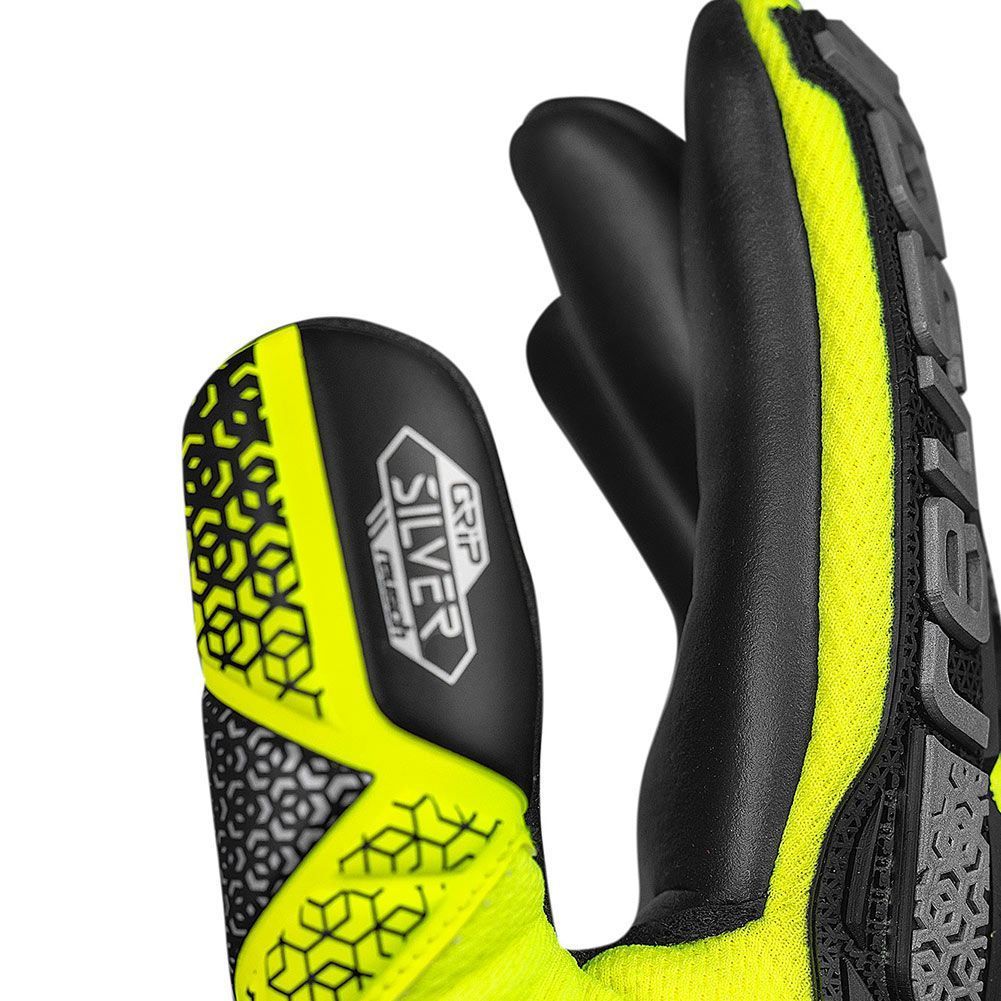 Воротарські рукавиці Reusch Attrakt Freegel Silver safety yellow купити