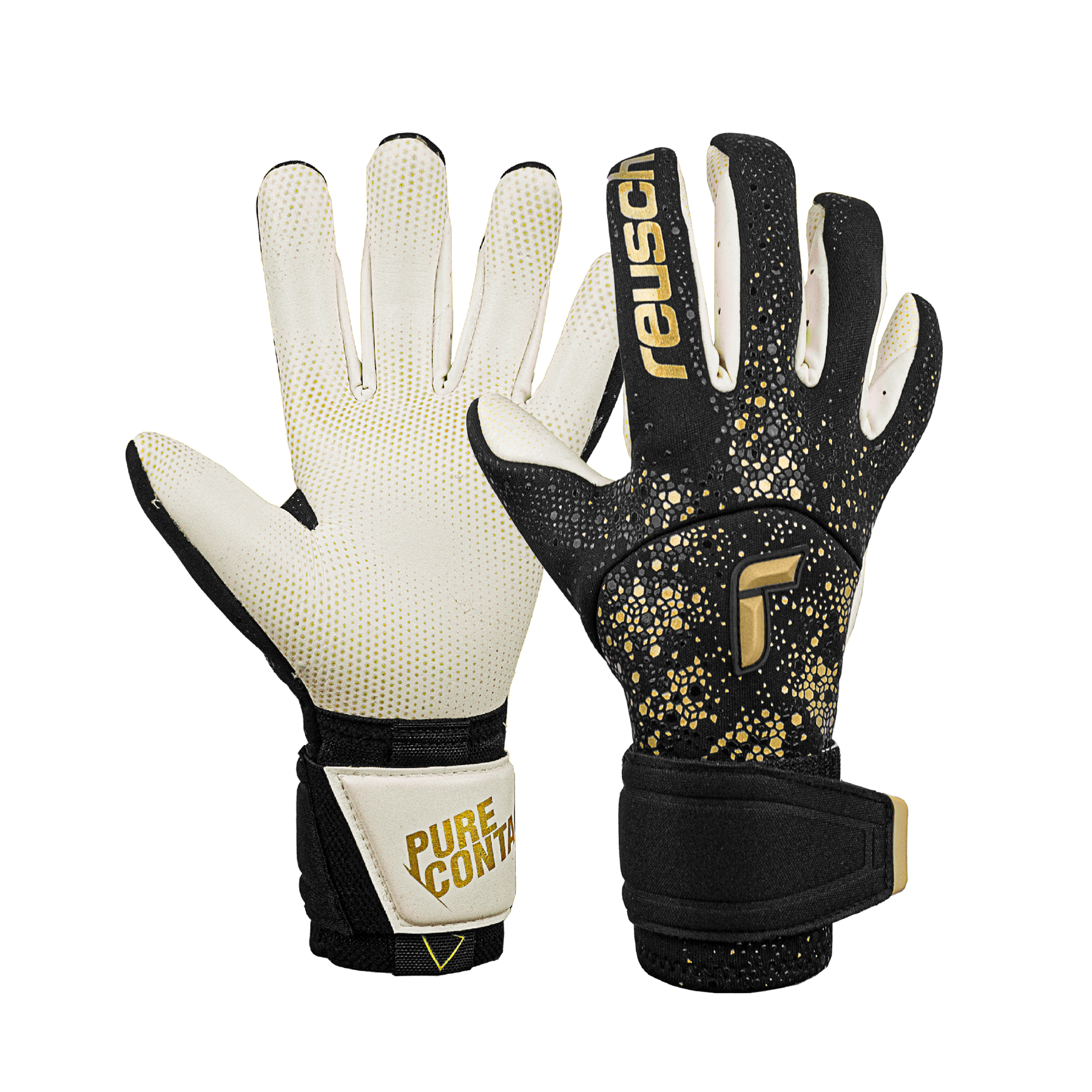 Вратарские перчатки Reusch Pure Contact Gold X GluePrint купить