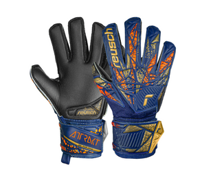 Воротарські рукавиці Reusch Attrakt Silver Junior premium blue/gold/black купити