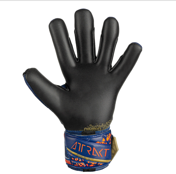 Вратарские перчатки Reusch Attrakt Gold X premium blue/gold/black купить
