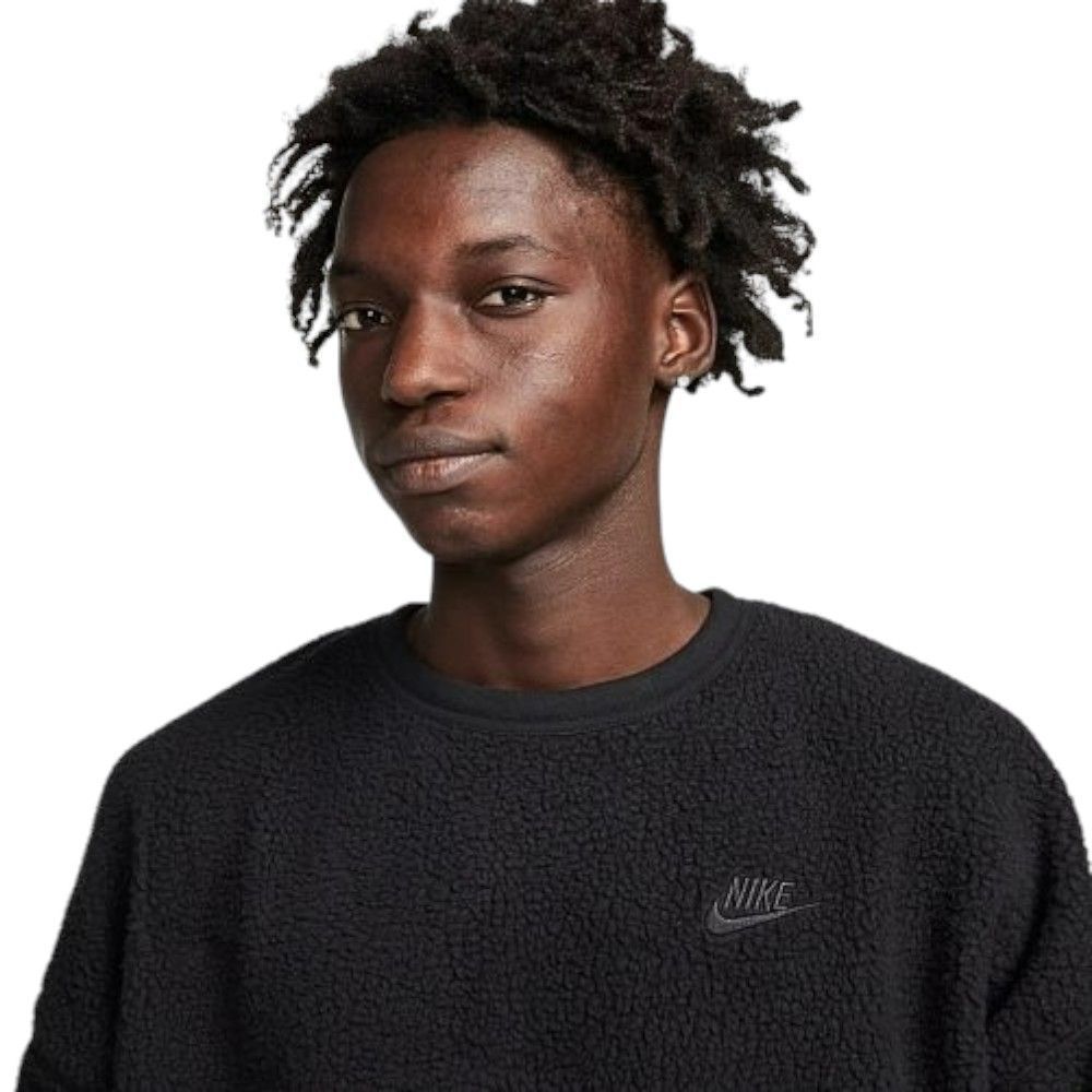 Світшот Nike M Club+ Sherpa Wntr Crew Black FB8378-010 купить