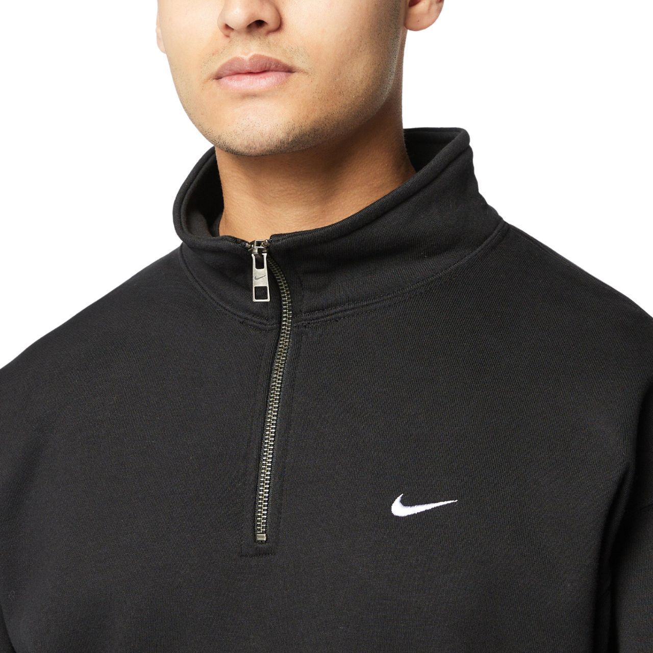 Толстовка NIKE SOLO SWOOSH SWEATSHIRT BLACK купить