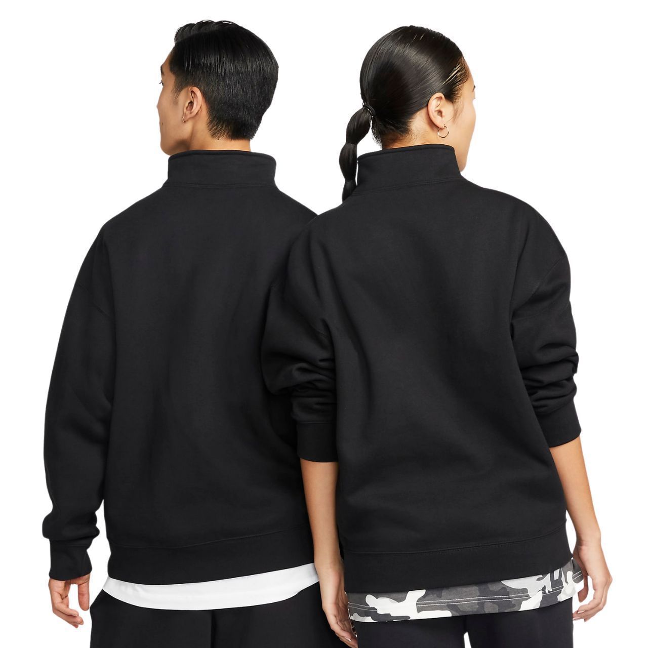 Толстовка NIKE SOLO SWOOSH SWEATSHIRT BLACK купить