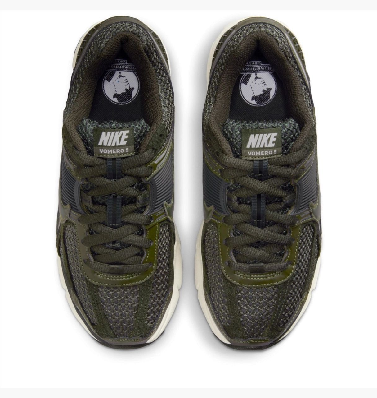 Кросівки NIKE VOMERO 5 BLACK/GREEN купить