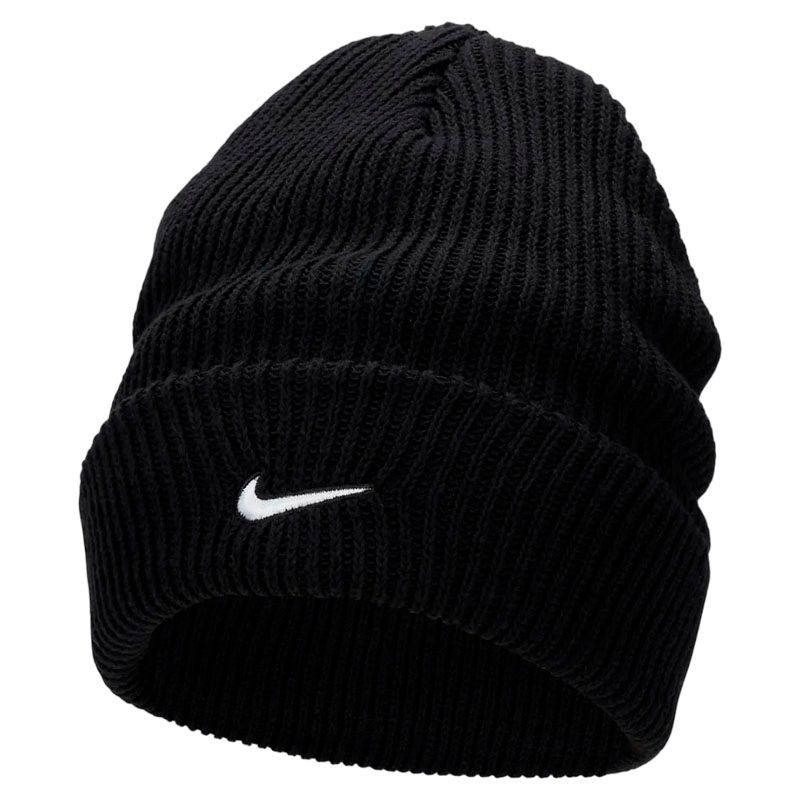 Шапка Nike Tall Cuff Swoosh Beanie Black FB6529-010 MISC купить