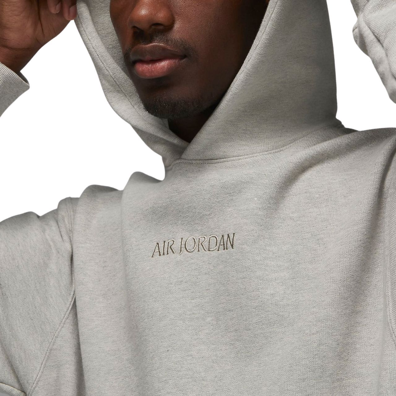 Толстовка Air Jordan Wordmark Fleece Hoodie Grey купити