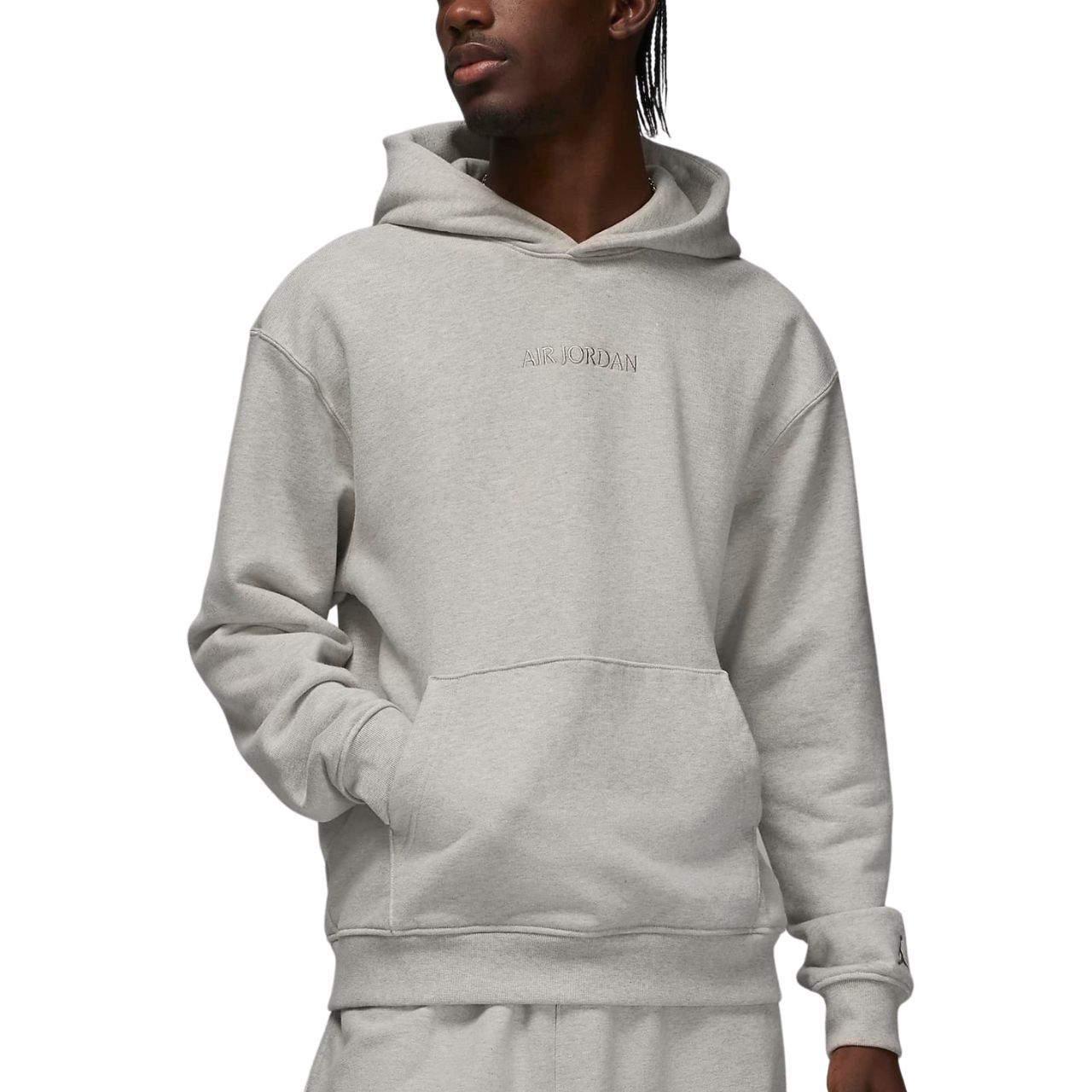 Толстовка Air Jordan Wordmark Fleece Hoodie Grey купить