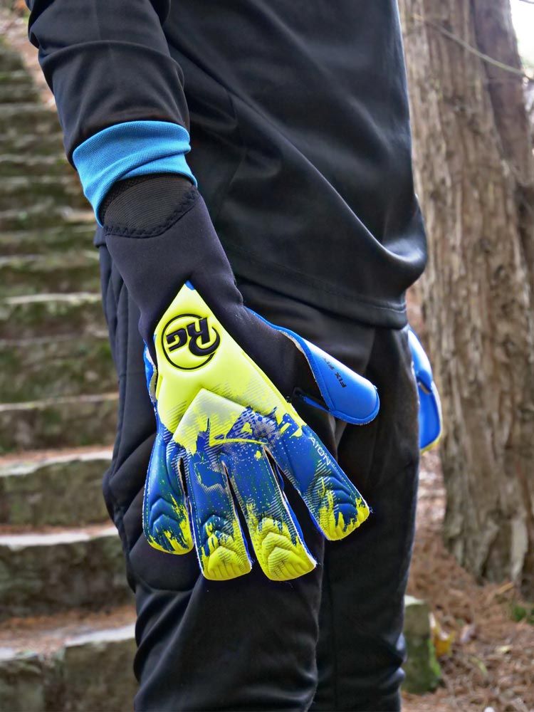Воротарські рукавиці RG AION 2022-2023 Yellow Blue купити