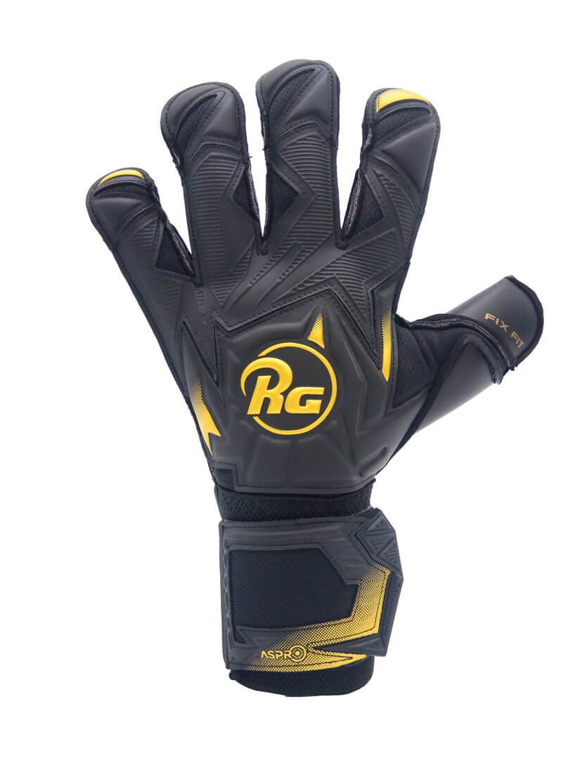 Воротарські рукавиці RG Aspro Black/Golden купити