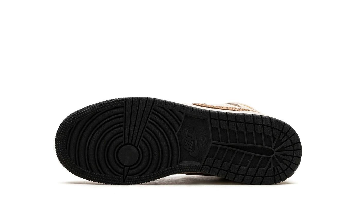 Кросівки Jordan 1 Mid SE Brown Elephant (GS) купити