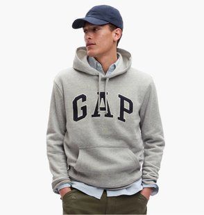 Худі Gap Logo Hoodie Grey 664312001 XXL купити