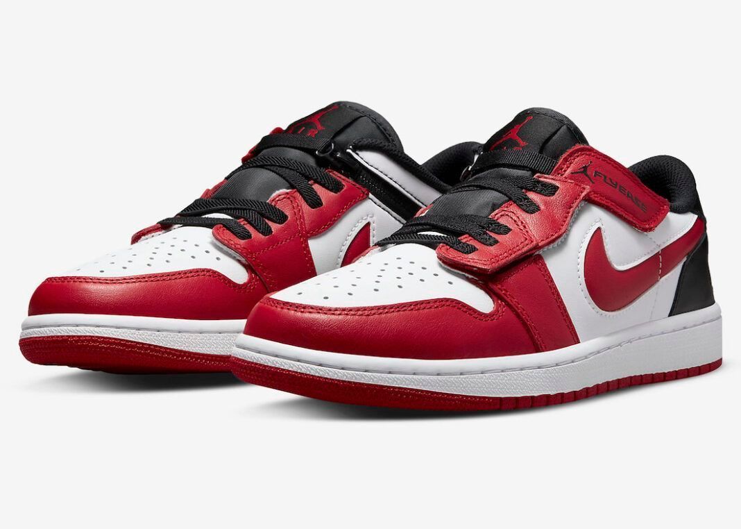 Кросівки Jordan 1 Low FlyEase Gym Red купить