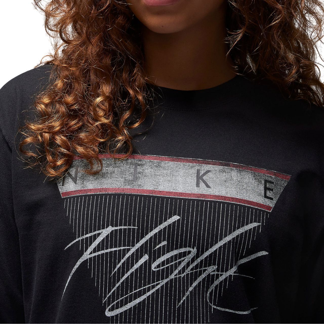 Лонгслів жиночий AIR JORDAN T-SHIRT BLACK FD7205-010 купить