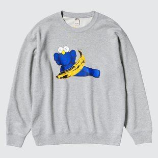 Кофта KAWS + Warhol Grey Sweater купити