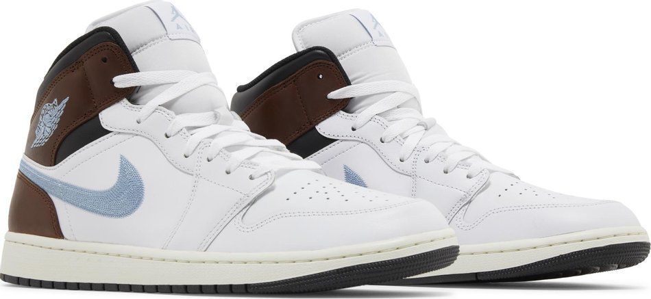 Кросівки Air Jordan 1 Retro Mid SE 'Brown Blue Grey' купить
