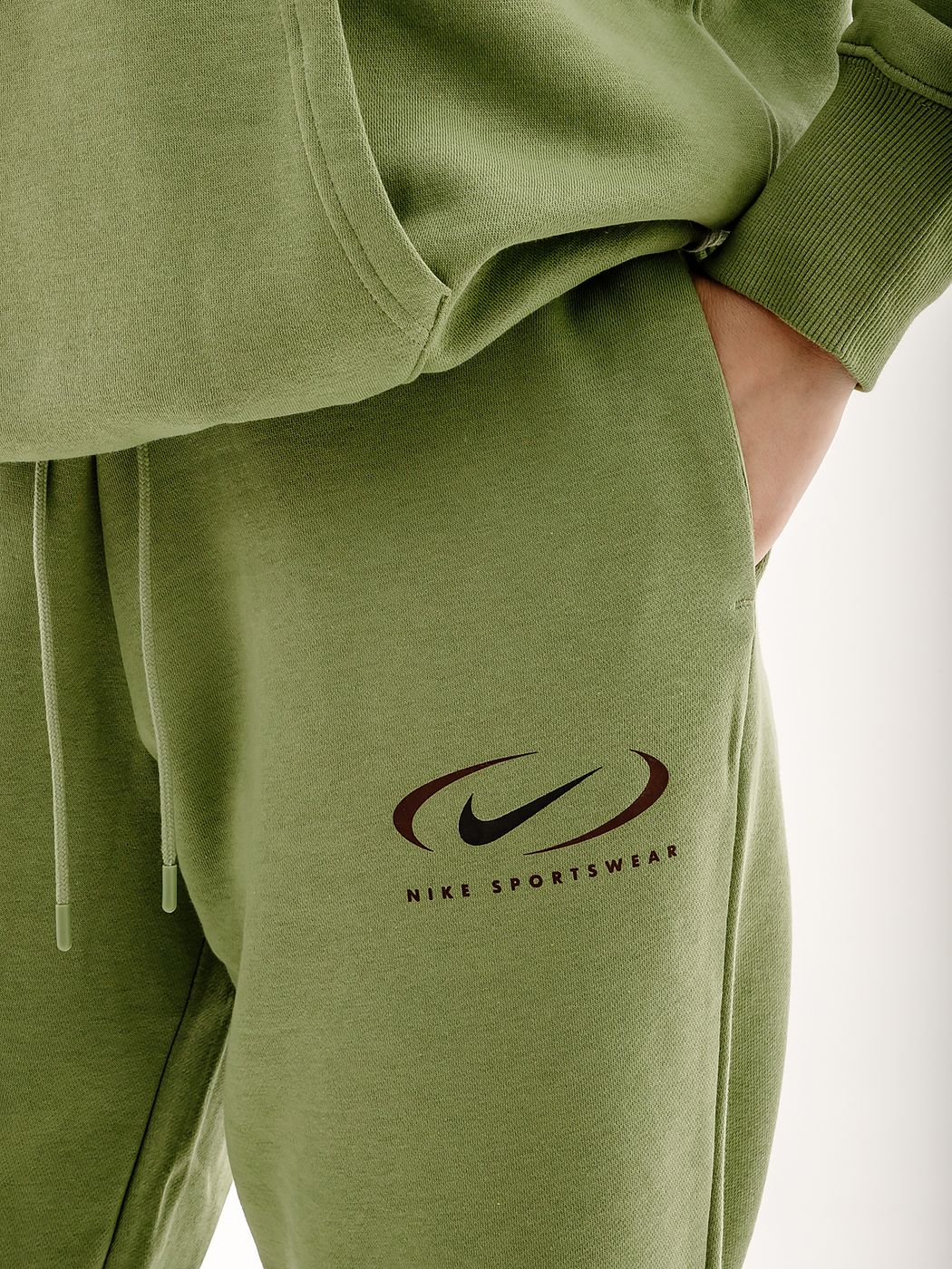 Штани Nike NS PHNX FLC HR OS PANT PRNT купити
