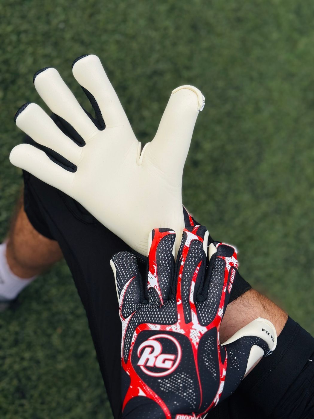 Вратарские перчатки RG BIONIX 2026-2027 White/Red/Black купить