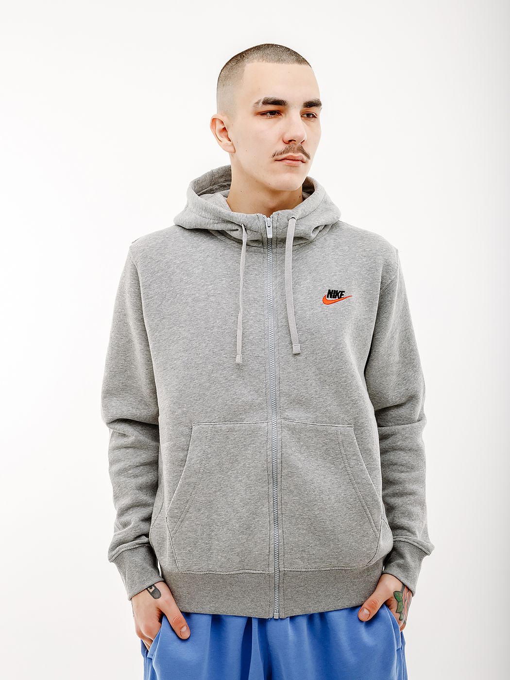 Толстовка Nike CLUB DT HOODIE FZ BB купити