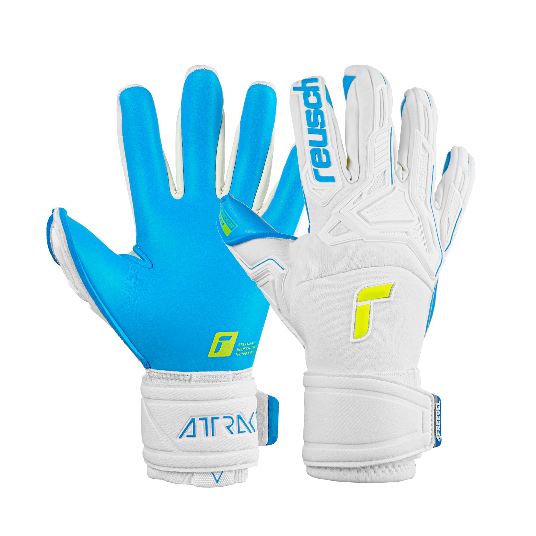 Вратарские перчатки Reusch Attrakt Freegel Aqua Windproof купить