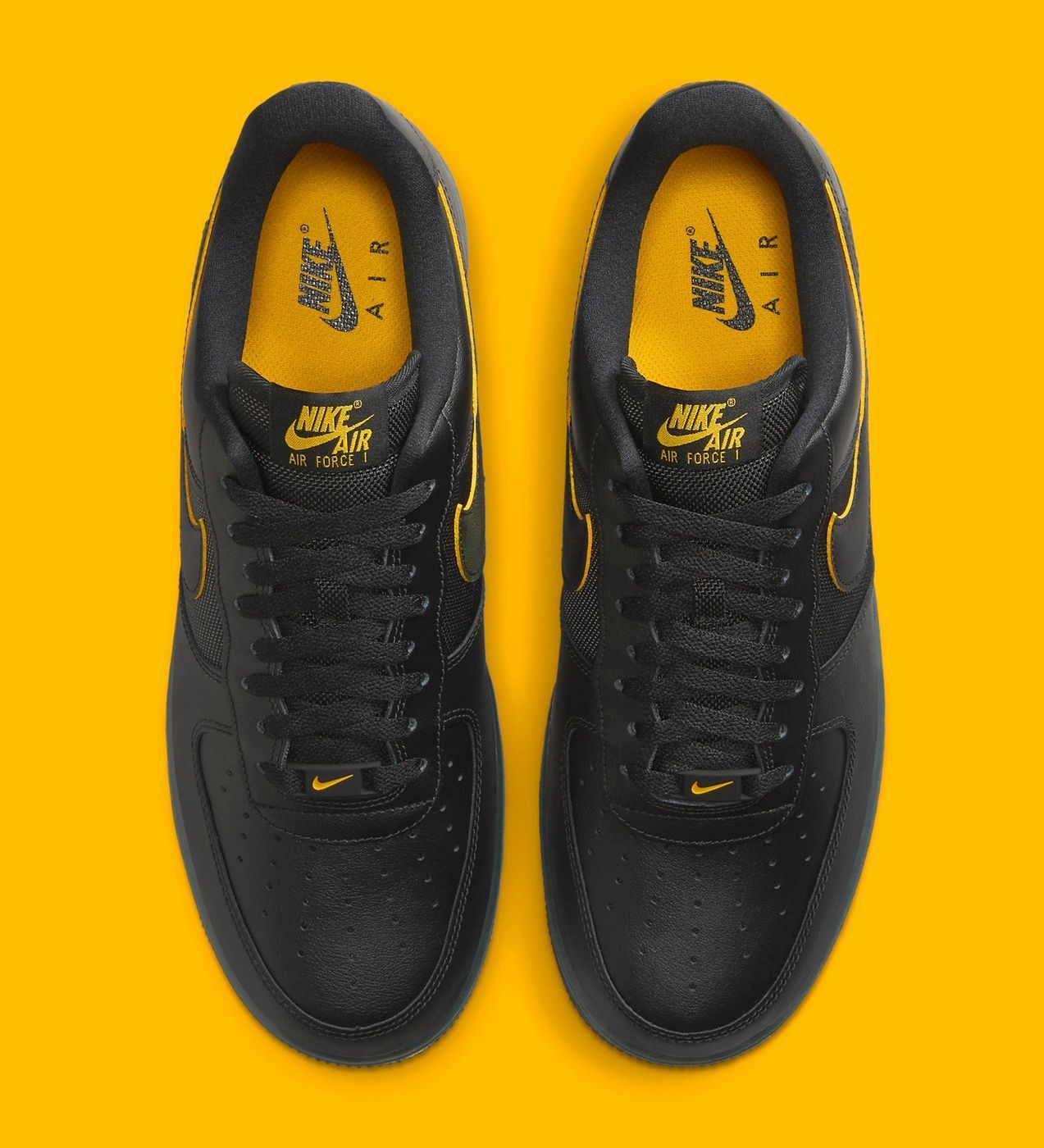 Кросівки чоловічі Nike Air Force 1 '07 'Black University Gold' (FZ4617-001) купить