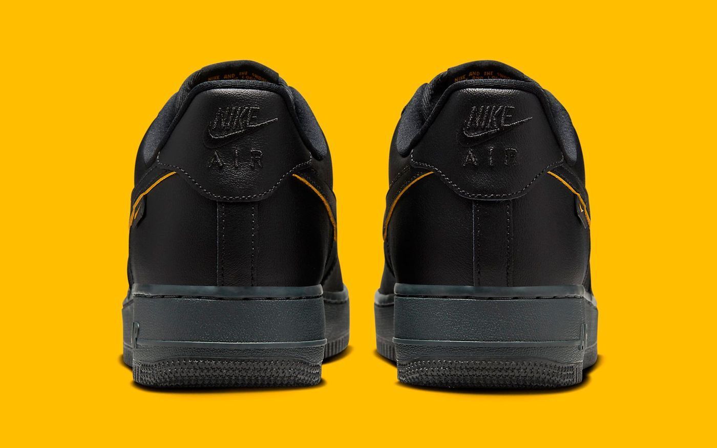 Кросівки чоловічі Nike Air Force 1 '07 'Black University Gold' (FZ4617-001) купить