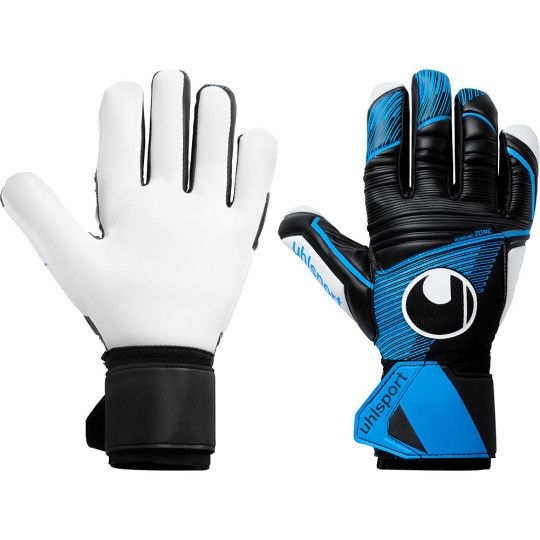 Воротарські рукавиці Uhlsport Soft HN Comp black/fluo blue/white купити