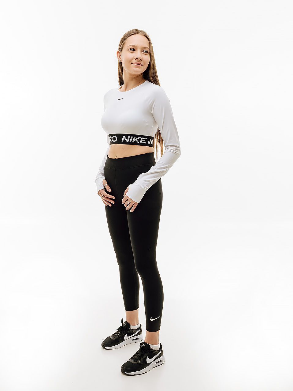 Кофта Nike PRO DF 365 CROP LS купити