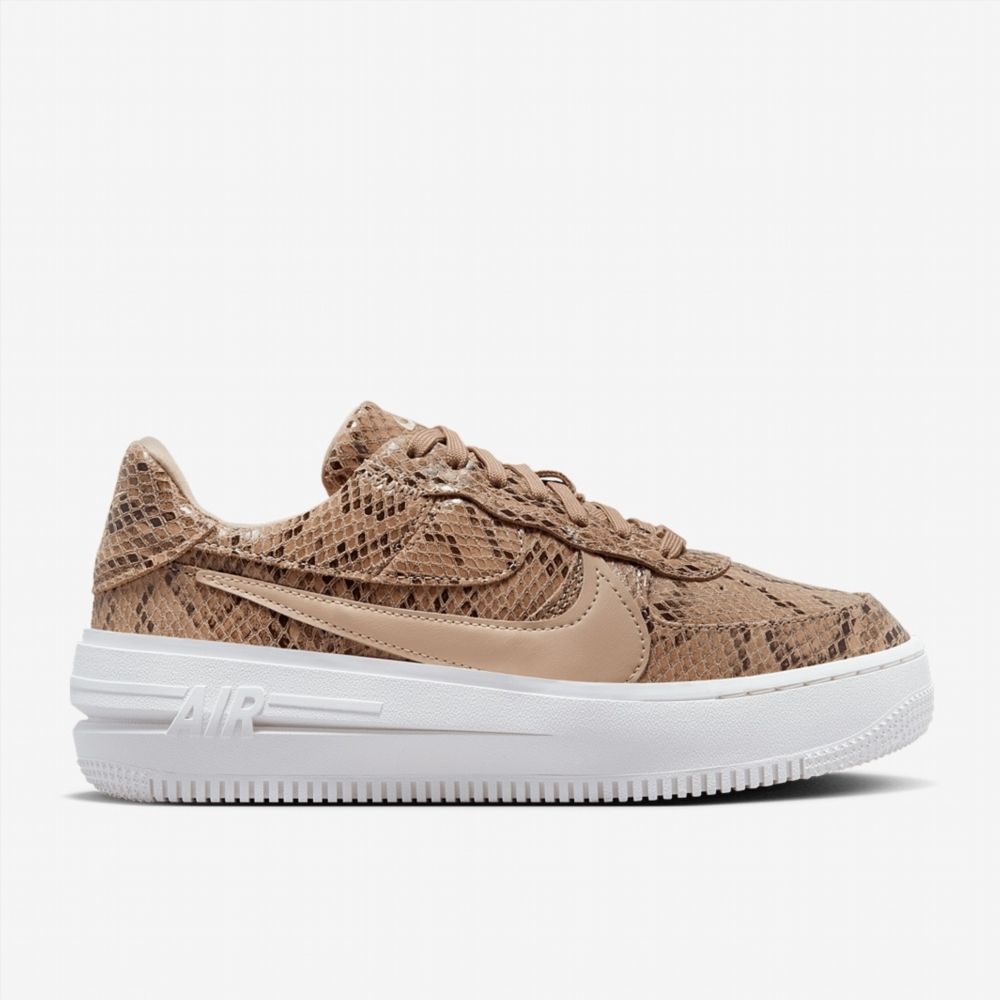 Кросівки Nike Air Force 1 PLT.AF.ORM Brown Snakeskin Print (W) купити