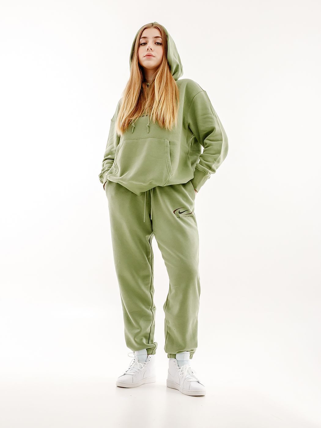Штани Nike NS PHNX FLC HR OS PANT PRNT купити