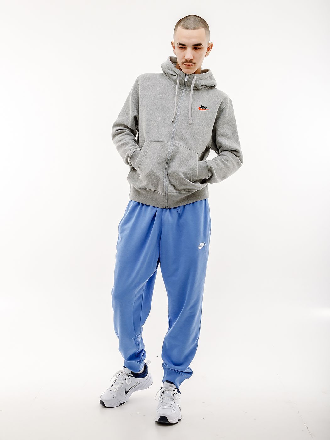 Кофта Nike CLUB DT HOODIE FZ BB купити