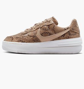 Кросівки Nike Air Force 1 PLT.AF.ORM Brown Snakeskin Print (W) купить