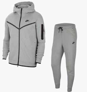 Спортивний костюм Nike Sportswear Tech Fleece Grey CU4489-063__CU4495-063 XXL купити