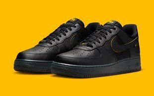 Кросівки чоловічі Nike Air Force 1 '07 'Black University Gold' (FZ4617-001) купить