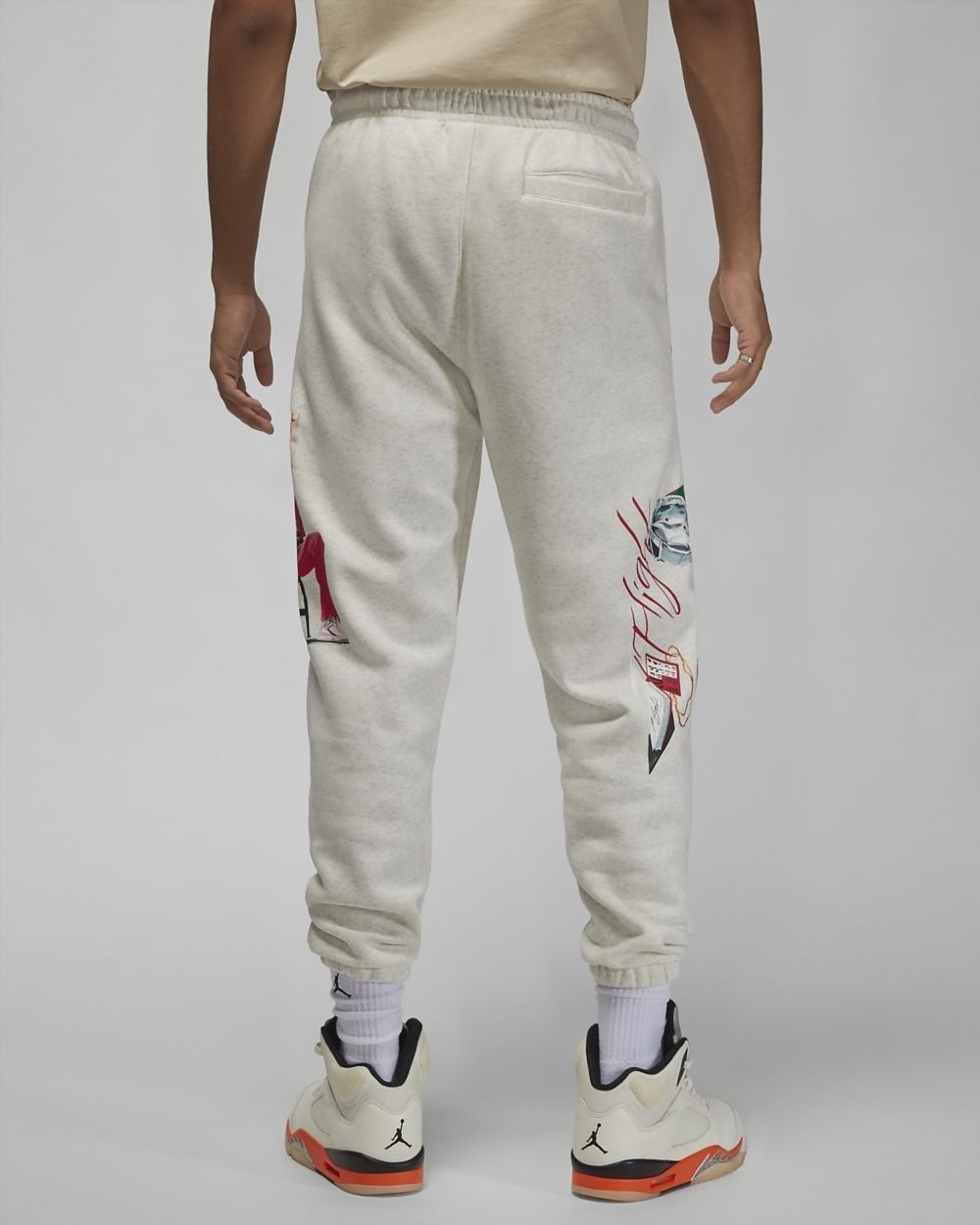 Штани Air Jordan Artist Series By Jacob Rochester Fleece Pants White купити