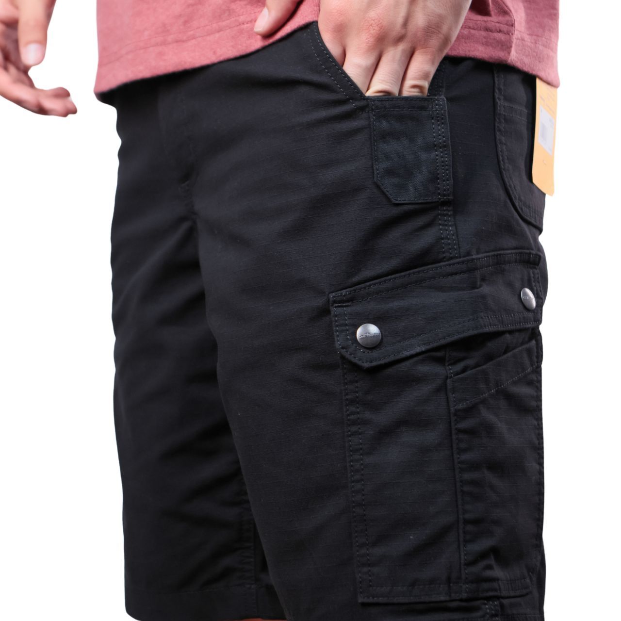 Шорти чоловічі Carhartt Ripstop Cargo Work Short Black 104727-N04 купить