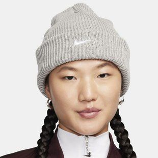Шапка Nike Peak Tall Cuff Swoosh Beanie купити