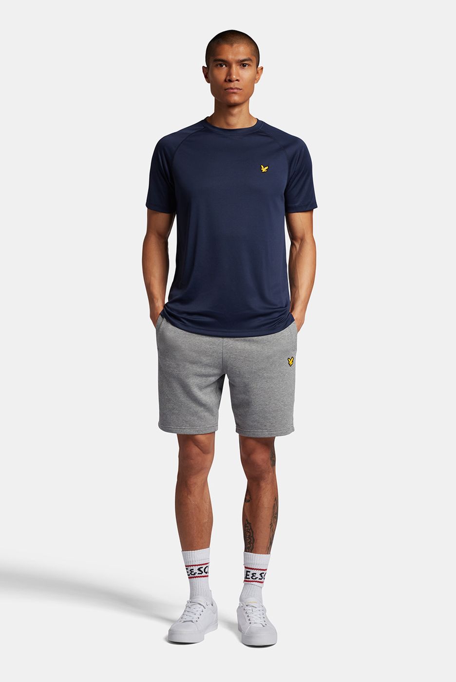 Шорти Lyle & Scott SWEAT SHORT WITH CONTRAST PIPI купити