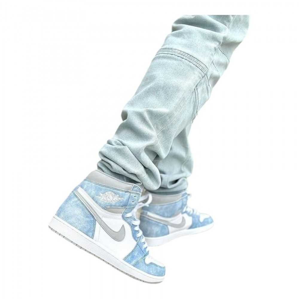 Кросівки Jordan 1 Retro High Hyper Royal Smoke Grey купить