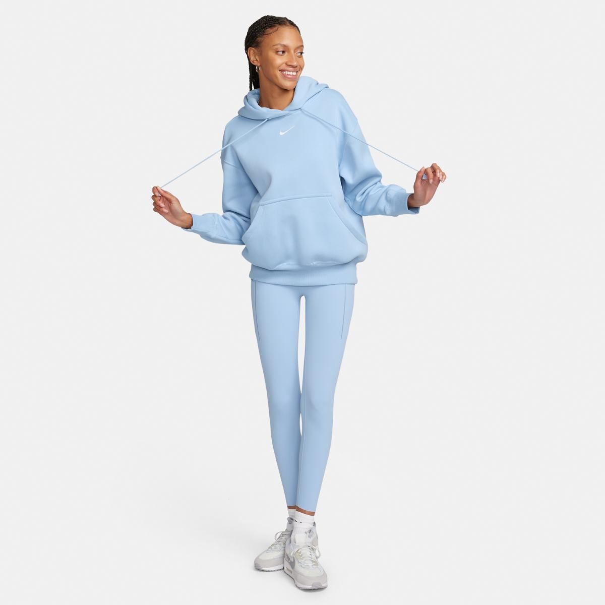 Кофта жіночі Nike W Nsw Phnx Flc Os Po (DQ5860-441) купить